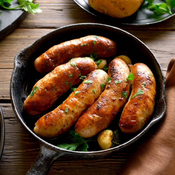 Saucisses de porc confites recette Landaise - 3x80g (250g)